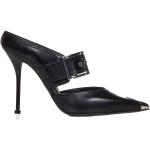 Zapatos negros de bouclé de tacón rebajados Alexander McQueen talla 38 para mujer 