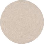 Alfombras redondas blancas rebajadas LOLAhome 90 cm de diámetro 
