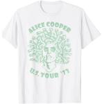 Alice Cooper – Vintage Medusa On White Camiseta