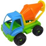 alldoro 60048 – Mezclador de concreto con Tambor de Mezcla móvil para niños, Multicolor, de plástico, 21 x 15 x 15 cm