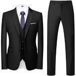 Chalecos negros de viscosa de traje tallas grandes con lazo talla XXL para hombre 