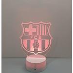 Lámparas araña transparentes de acrílico Barcelona FC 