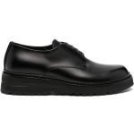 Zapatos negros de goma con cordones con cordones formales con logo Armani Giorgio Armani para hombre 