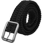 Cinturones negros con hebilla  trenzados con trenzado talla XL 