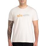 ALPHA INDUSTRIES Alpha Label T Camiseta, Jet Stream White, 2 XL para Hombre