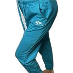 Pantalones deportivos azules ALPHA INDUSTRIES INC. Basic talla XS para mujer 