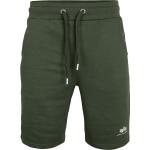 Pantalones cortos verdes rebajados con logo ALPHA INDUSTRIES INC. Basic talla S para hombre 
