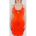 Vestidos naranja rebajados con logo ALPHA INDUSTRIES INC. Basic talla S para mujer 