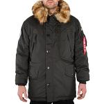 ALPHA INDUSTRIES Polar Jacket, COLOR 413-black olive, TALLA M, PARA HOMBRE
