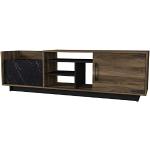 Muebles marrones de madera de salón modernos 