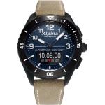 Relojes marrones de acero inoxidable de pulsera Zafiro Alpina Watches para hombre 