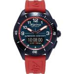 Relojes azules de acero inoxidable de pulsera Zafiro digital Alpina Watches para hombre 