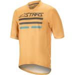 Camisetas deportivas amarillas de poliester rebajadas manga larga con logo Alpinestars talla M para hombre 