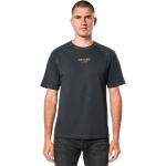 Camisetas deportivas negras manga larga con cuello redondo de punto Alpinestars talla L para hombre 