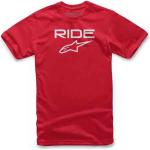 Alpinestars Ride 2.0 Tee T-shirt Blanco Rojo M