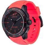 Relojes Especiales rojos de silicona impermeables Alpinestars para mujer 