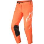 Pantalones naranja de motociclismo rebajados Alpinestars Techstar 