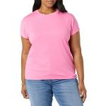 Camisetas orgánicas rosas de manga larga tallas grandes manga larga de punto talla 4XL para mujer 