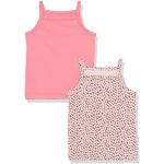 Camisetas rosas de algodón de algodón infantiles floreadas con motivo de flores 24 meses para niña 
