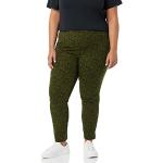 Pantalones pitillos verde militar talla 3XL para mujer 
