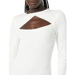 Camisetas body blancos tallas grandes manga larga de punto talla XXL para mujer 