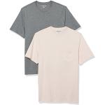 Camisetas grises de manga corta manga corta con cuello redondo informales talla XS para hombre 