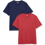 Camisetas azul marino de poliester de manga larga manga corta informales talla S para hombre 