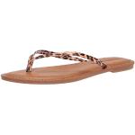 Sandalias moradas de sintético de cuero con tacón hasta 3cm leopardo talla 38 para mujer 