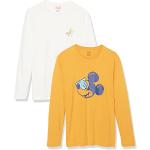 Camisetas de algodón de manga corta Disney tallas grandes manga larga con cuello redondo talla XXL para hombre 