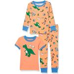 Amazon Essentials Disney | Marvel | Star Wars Pijama ceñido de algodón Bebé Niño, Pack de 3, Juego de 3 Piezas Toy Story Rex, 18 Meses