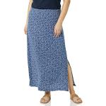 Faldas largas azul marino de jersey de verano de punto talla XS para mujer 