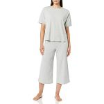 Pantalones grises con pijama tallas grandes de punto talla 5XL para mujer 
