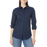 Camisas azul marino de manga larga tallas grandes manga larga talla 5XL para mujer 