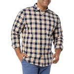 Camisas azul marino de popelín de manga larga manga larga informales talla XS para hombre 
