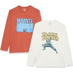 Camisetas de algodón de manga corta Disney manga larga con cuello redondo con logo talla XS para hombre 