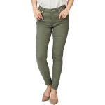 Jeans desgastados verde militar desgastado talla L para mujer 