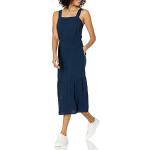 Vestidos azul marino de viscosa de verano informales talla XL para mujer 