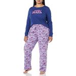 Pantalones de franela con pijama Disney con logo talla L para mujer 