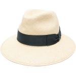 Sombreros beige de paja de paja  talla 61 con logo BORSALINO para hombre 
