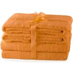 Juegos de toallas naranja de algodón 70x140 