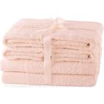 Juegos de toallas rosas de algodón 70x140 