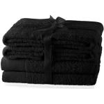 Juegos de toallas negros de algodón 70x140 