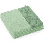 Toallas verdes de algodón de mano 70x140 