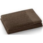 Juegos de toallas marrones de algodón 50x100 
