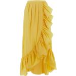 Faldas asimétricas amarillas rebajadas asimétrico talla L para mujer 