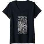 American Horror Story Logotipo y Elementos Camiseta Cuello V