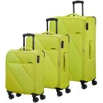 Set de maletas verdes de policarbonato con aislante térmico American Tourister para mujer 