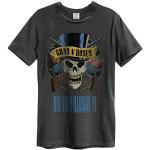 Moda gris de algodón Guns N Roses tallas grandes AMPLIFIED talla XXL para hombre 