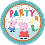 Decoración de cumpleaños multicolor de cumpleaños rebajadas Peppa Pig Amscan 