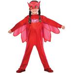 Disfraces infantiles rojos con logo Amscan para niña 